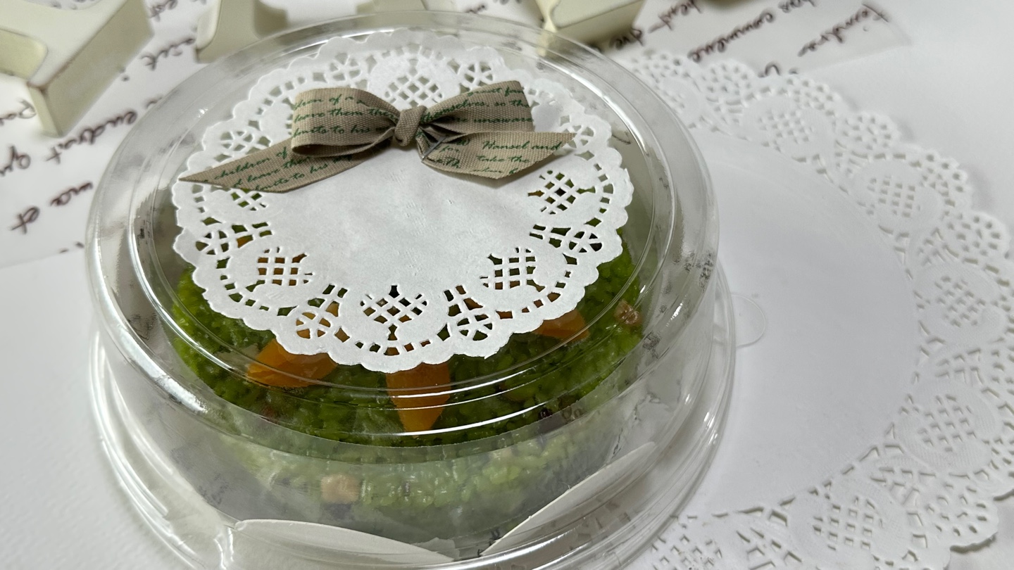 미니약밥케잌(녹차) -고소한 녹차맛의 약밥 케잌